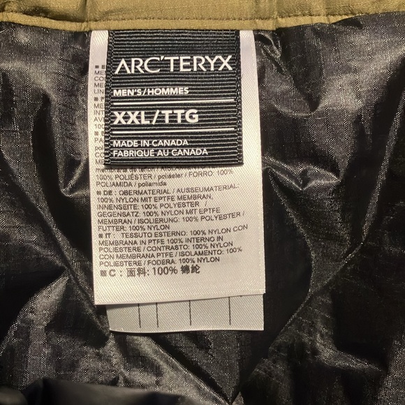 Arc’teryx Leaf NWT. Crocodile Cold WX XXL Pant. GORE-TEX INFINIUM product. - Picture 4 of 10